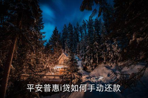 平安i貸怎么結清10筆，平安普惠i貸如何手動還款