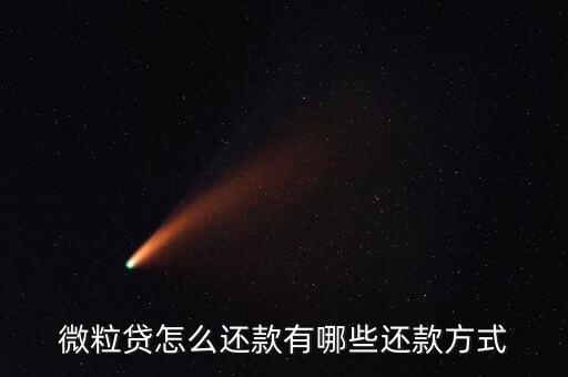 微信微粒貸逾期怎么還款，微粒貸如何還款