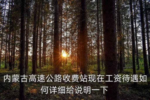內(nèi)蒙古高速公路收費站現(xiàn)在工資待遇如何詳細給說明一下