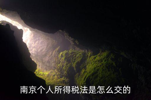 南京個人所得稅法是怎么交的