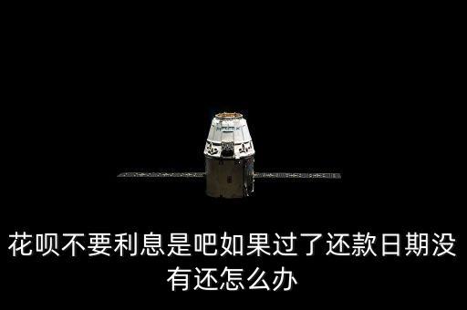 花唄不要利息是吧如果過(guò)了還款日期沒(méi)有還怎么辦