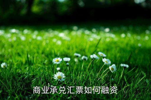 商業(yè)承兌匯票如何融資