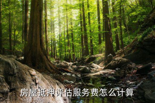 抵押評(píng)估費(fèi)怎么計(jì)算，房產(chǎn)抵押貸款中的評(píng)估費(fèi)怎么計(jì)算