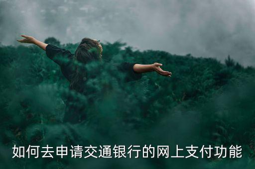 交行網上支付怎么開通，交通銀行卡開通網上支付方法