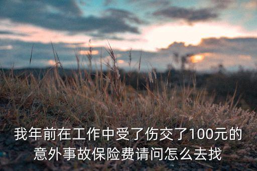 100元意外險(xiǎn)怎么辦，意外保險(xiǎn)怎么辦理