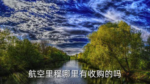 航空里程哪里有收購的嗎