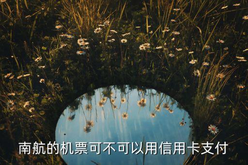 南航的機(jī)票可不可以用信用卡支付
