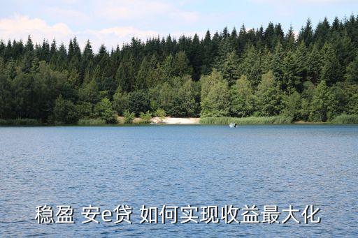 穩(wěn)贏安e怎么投資最合算，穩(wěn)盈 安e貸 如何實(shí)現(xiàn)收益最大化