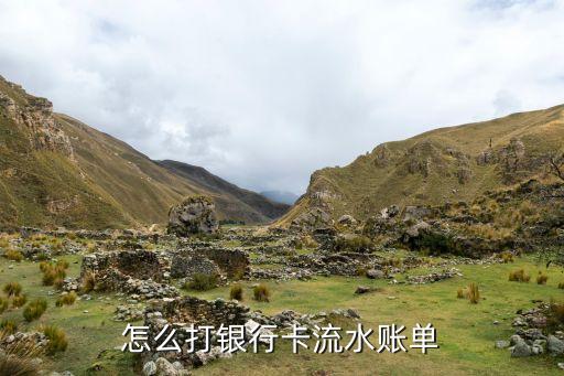 銀行卡怎么打印流水單，怎么打銀行卡流水賬單
