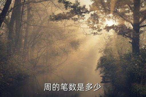 周的筆數(shù)是多少