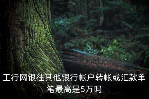 工行卡怎么跨行轉(zhuǎn)賬限額，工商銀行網(wǎng)上銀行跨行轉(zhuǎn)賬一天最高能轉(zhuǎn)多少