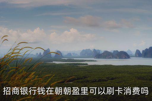 招商銀行朝朝盈怎么用，招商銀行錢在朝朝盈里可以刷卡消費(fèi)嗎