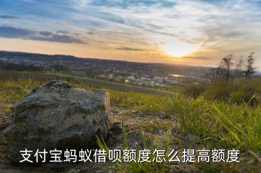 怎么把螞蟻借唄提高，支付寶螞蟻借唄怎樣提額
