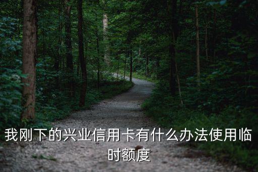 興業(yè)信用卡臨時(shí)怎么辦，興業(yè)銀行信用卡臨時(shí)額度好申請(qǐng)嗎
