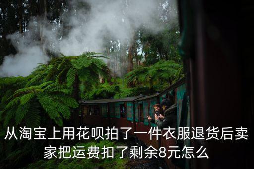 花唄付款運費怎么還，用螞蟻花唄買東西退款后郵費自己承擔怎么還到螞蟻