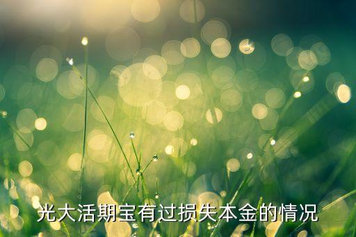 活期寶怎么虧損，活期寶會(huì)不會(huì)出現(xiàn)虧錢的情況里面的資金可以隨時(shí)取嗎