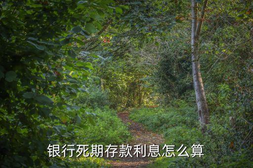 存錢死期利息怎么算利息是多少錢，銀行死期存款利息怎么算