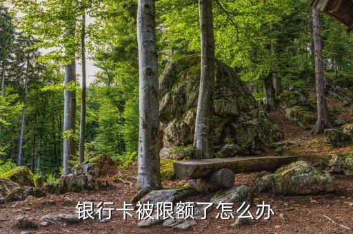卡片超額了怎么辦，銀行卡被限額了怎么辦