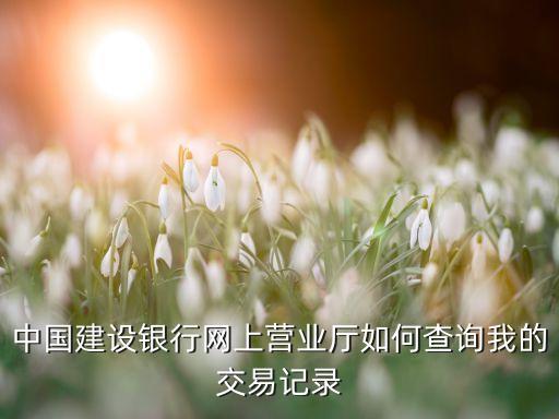 建行網(wǎng)上銀行怎么查賬單，建行網(wǎng)銀怎么查對(duì)賬單