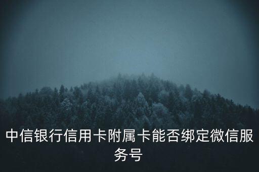 中信附屬卡怎么綁定，中信銀行信用卡附屬卡怎么開卡及設(shè)置密碼