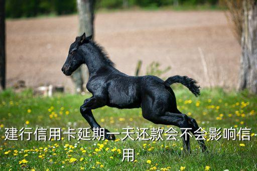 建行信用卡延期一天還款會不會影響信用