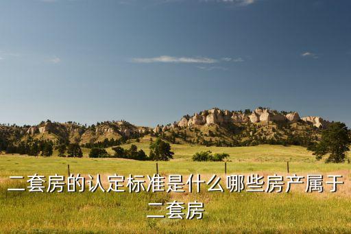 哈爾濱二套房怎么界定，二套房的認(rèn)定標(biāo)準(zhǔn)到底是怎樣的啊