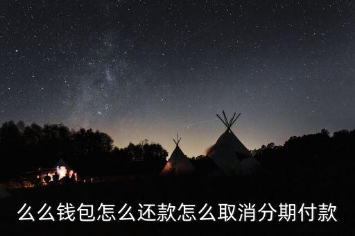 么么貸錢包怎么還款，么么貸可以用支付寶綁定的信用卡還款嗎