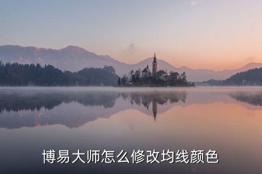 博易大師怎么修改均線顏色