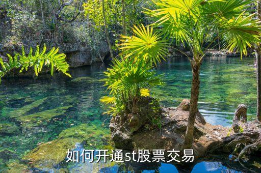 st怎么開通，我想買st股票沒法買怎么開通