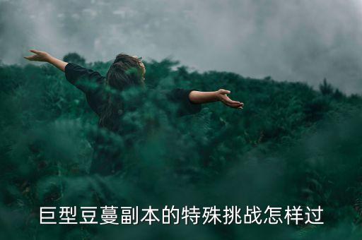 巨型豆蔓副本的特殊挑戰(zhàn)怎樣過