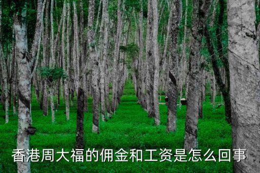 香港工資是怎么回事，香港周大福的傭金和工資是怎么回事