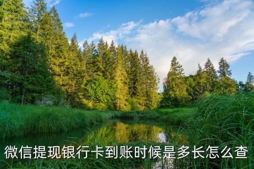 微信提現(xiàn)銀行卡到賬時(shí)候是多長(zhǎng)怎么查