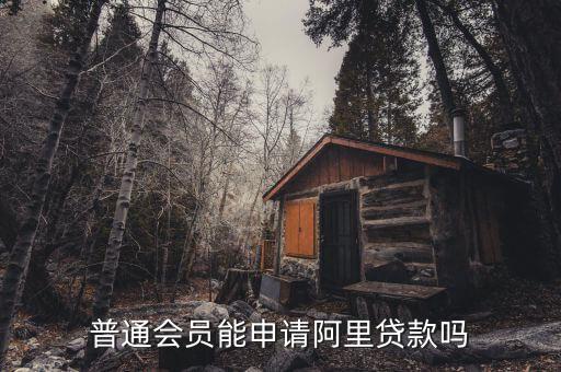 普通會員能申請阿里貸款嗎