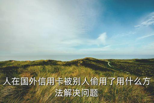 在美國被盜刷怎么報警，中國銀行信用卡在美國被盜刷怎么辦