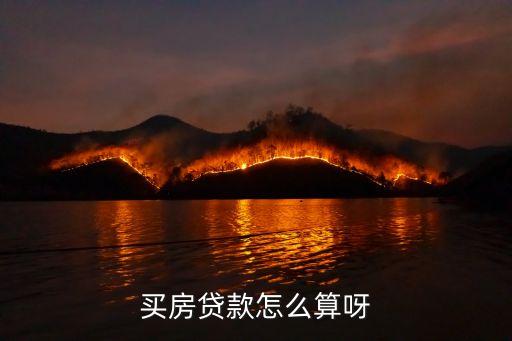 商業(yè)貸款買房怎么計算器，買房貸款怎么算呀