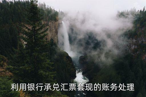 利用銀行承兌匯票套現(xiàn)的賬務(wù)處理