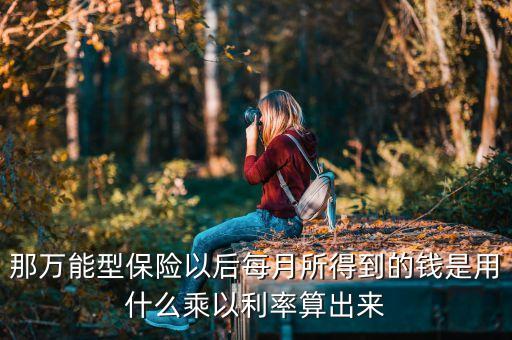 那萬(wàn)能型保險(xiǎn)以后每月所得到的錢(qián)是用什么乘以利率算出來(lái)