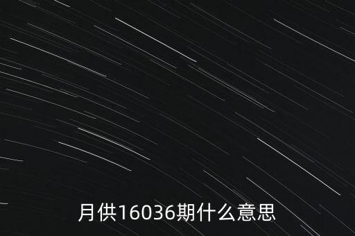 車貸36期怎么意思，月供16036期什么意思