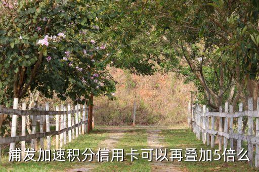 浦發(fā)5倍積分 怎么變更，浦發(fā)加速積分信用卡可以再疊加5倍么