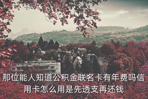 公積金信用卡怎么使用方法，住房公積金辦信用卡怎么使用有利息嗎