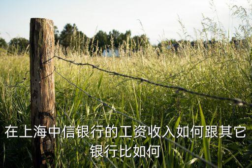 在上海中信銀行的工資收入如何跟其它銀行比如何