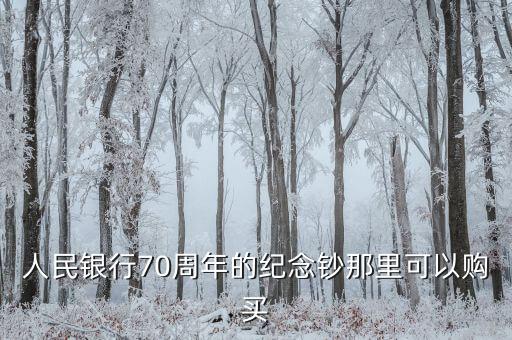 人民銀行70周年的紀(jì)念鈔那里可以購買