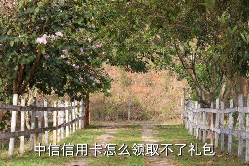 中信信用卡怎么領(lǐng)取不了禮包