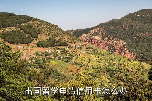 出國留學(xué)申請信用卡怎么辦