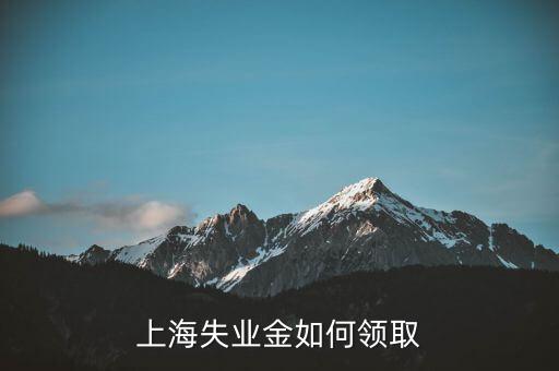 上海失業(yè)金如何領(lǐng)取