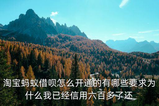 淘寶賣家螞蟻借唄怎么開通，淘寶怎樣開通螞蟻借唄