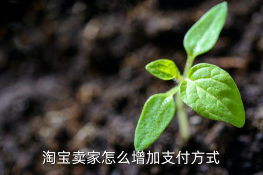 淘寶付款方式怎么添加，淘寶支付方式怎么設(shè)置