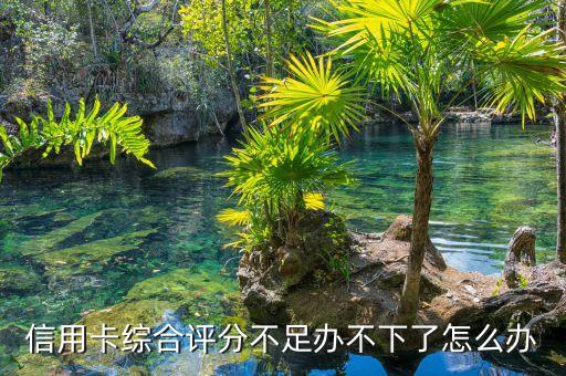 信用卡綜合評分不足辦不下了怎么辦