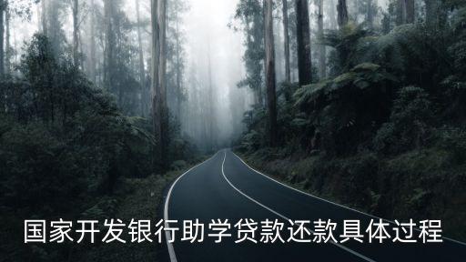 國(guó)家開(kāi)發(fā)銀行的貸款怎么還，國(guó)家生源地助學(xué)貸款還款流程