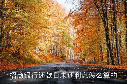 招商銀行還款日未還利息怎么算的